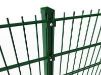 Modern Tubular Steel Fence Sleek Design