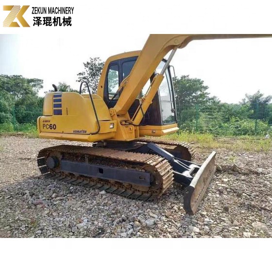 6200 KG peso da máquina usada Komatsu PC60-7 Excavator do Japão original bomba hidráulica
