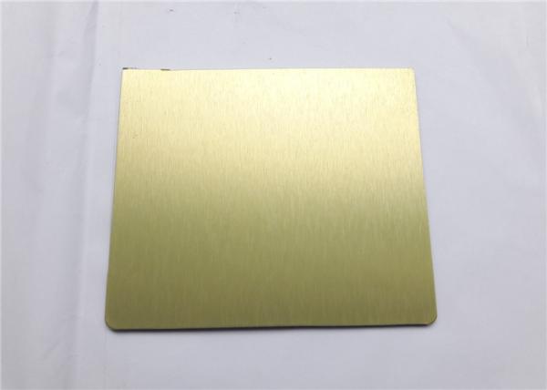Color Painted Brushed Aluminum Sheets Customizable Width Good Rigidity
