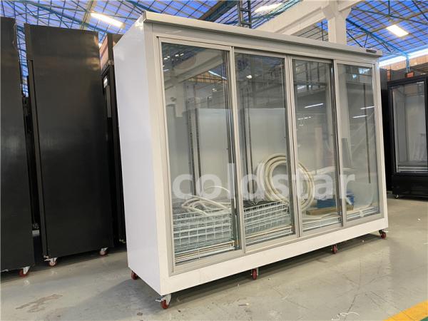 Muti - Door Convenience Store Supermarket Beverage Display Refrigerator Showcase