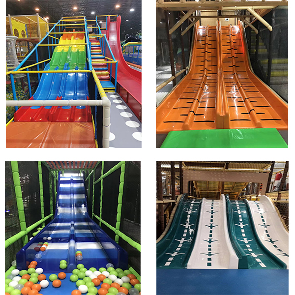 ODM Style 7.2m Kids Indoor Playground Equipment Attractive Slide For Birthday Party