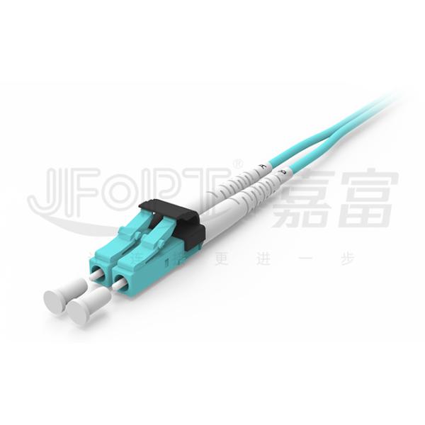 Гибкого провода мультимодный 50/125 3.0mm LSZH оптического волокна LC-LC Aqua двухшпиндельного