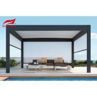 imperméable en aluminium de pergola à abats-sons de manuel de 4 x de 4m pour le bâtiment extérieur de jardin
