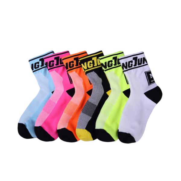 Anti - Bacterial Crew Men Custom Sports Socks / Breathable Athletic Ankle Socks