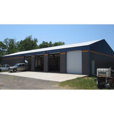 Industrial-Style Prefab Steel Structure Building for Warehouse and Office Construction
