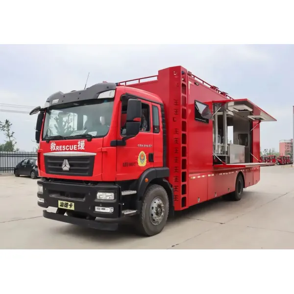 Customizing Food Cooking Truck 4X2 (150-200 Person Food Service Mobile Kitchen)
