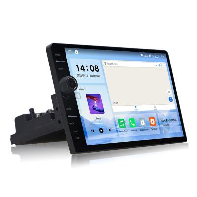 9 QLED Screen Android 10 Car DVD Player com Bluetooth GPS Universal Radio Stereo Head Unit Carplay