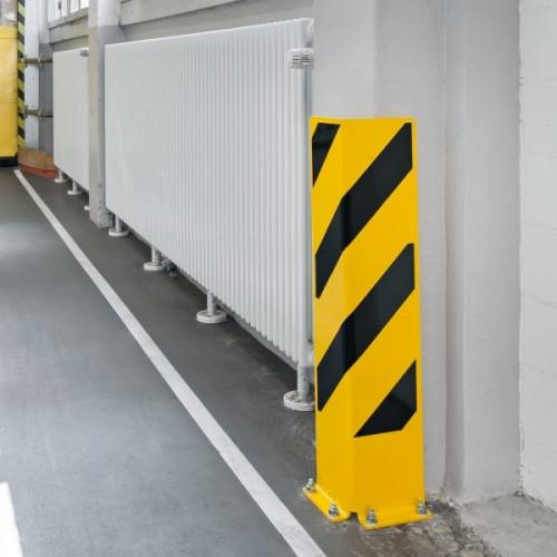 Black Bull Pallet Racking Protector - U Profile - 400 x 160 x 5mm From China Metal Fabrication Factory