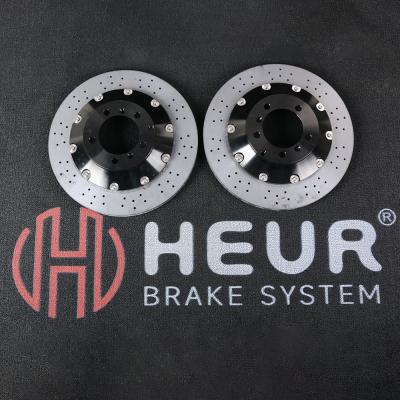 HEUR Brake Carbon Ceramic Discs For Tesla model S - 380x28mm Rear Set