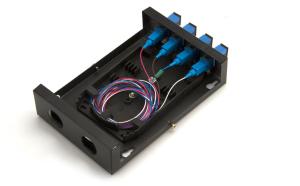 Coffret d'extrémité optique de réseau de fibre de quatre noyaux pour FTTH, FTTO