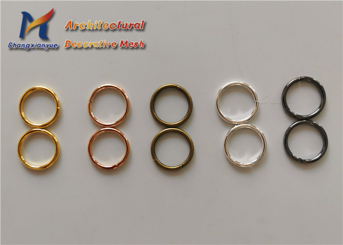 панели сетки металла гостиницы ткани сетки кольца 1.5mm 15mm декоративные