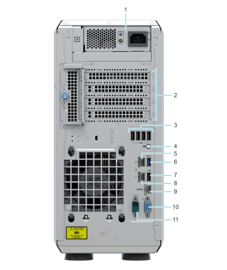 Intel Xeon 4U Rackmount EMC Dell Poweredge Servidor T350 600W