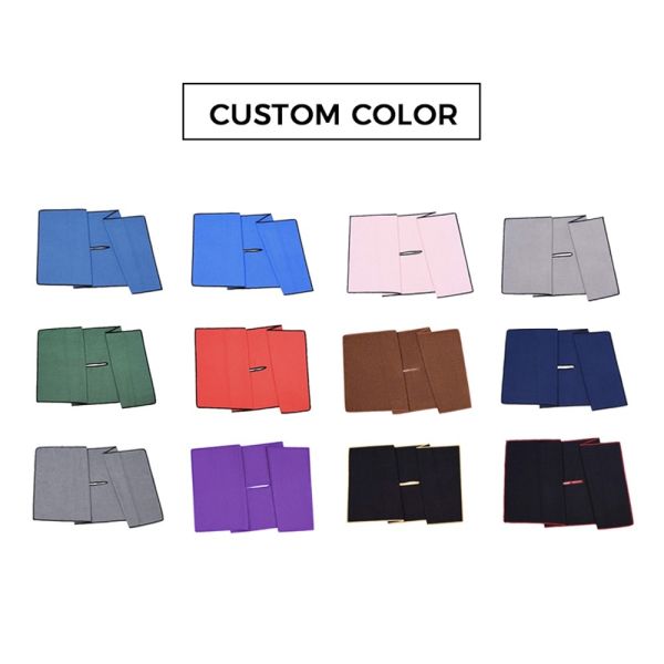 Custom Logo Sublimation Golf Ball Cleaning Towel Microfiber Golf Towel