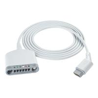 Compatível com Drager Multimed 6Lead ECG Patient Cable Material TPU 3.5M