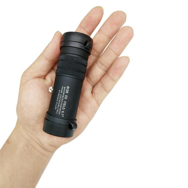 Monocular кармана объектива Monocular мини телескопа водоустойчивый 8x20 ED для наблюдать птицы