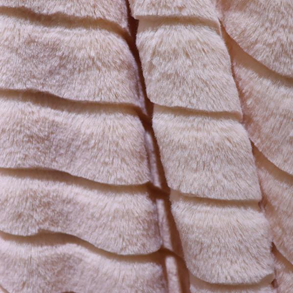 Double Sided Polyester Fake Fur Blanket Decorative Fur Throws For Couch