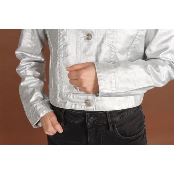 Stockpapa 100% cotton denim jackets For Women