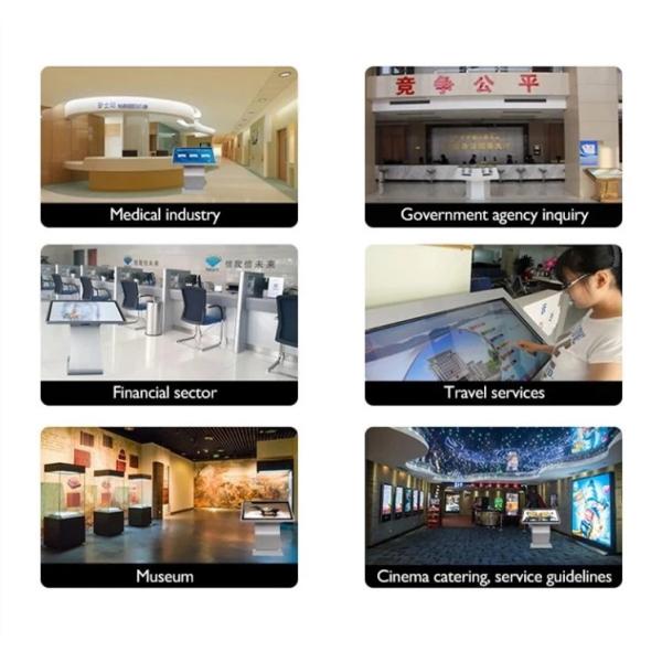 Capacitive Touch 15.6 Inch LCD Touch Screen Kiosk For Order