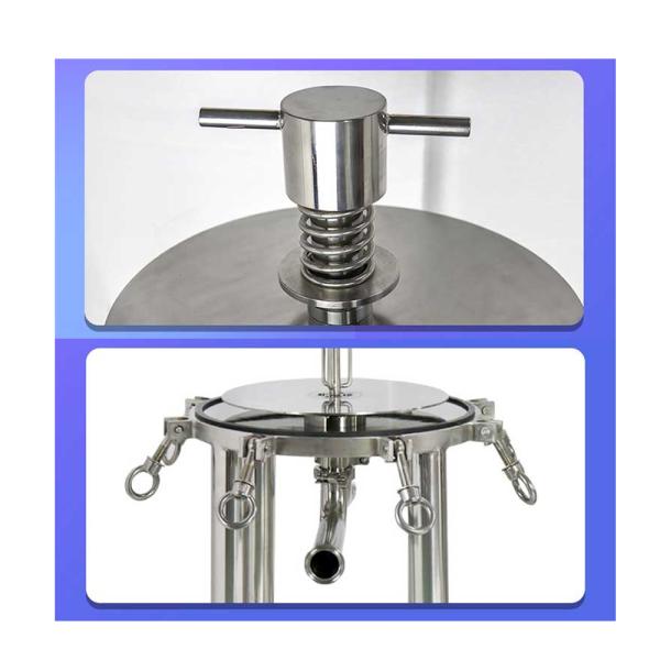 Fluxo alto Lenticular do alojamento de filtro do cartucho de 5 mícrons multi para o vinho