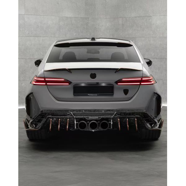 For BMW M5 G90 Carbon Fiber Body Kit M5 G90 MSY-style Carbon Fiber Front Lip Diffuser Spoiler Hood