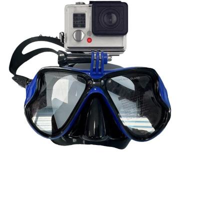 Fully Dry Silicone Diving Mask Single Lens Anti Fog Snorkeling Mask For Adults Surfing