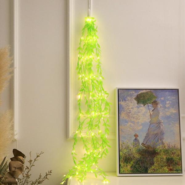 Leaf String Light Outdoor Garden Decoration Garland Lamp For Wedding Party Room Decor Solar Maple Leaves Lamps