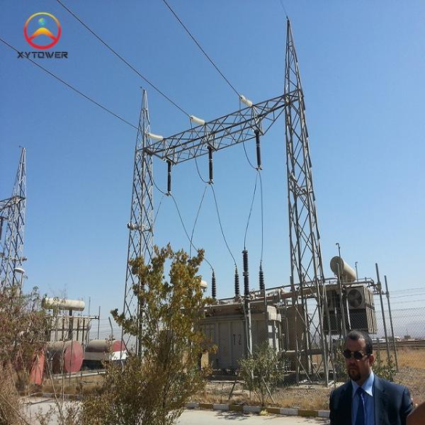 Galvanized Steel Framework Power Transformer Substation Structure