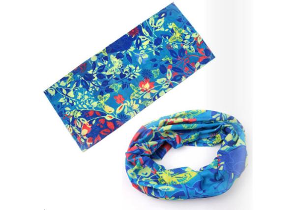 Classical Plum Blossom Pattern Bandana Head Wrap , Light Grey Neck  Scarf