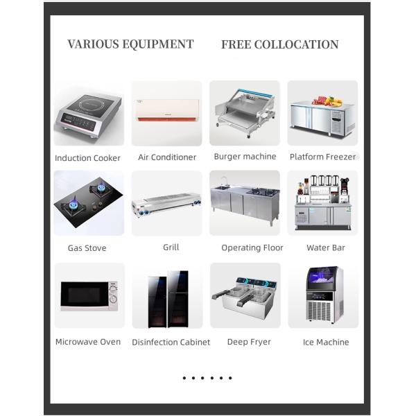 110v/220v Electric Vendor Carts Hot Dog Mobile Food Truck with Soybean Material