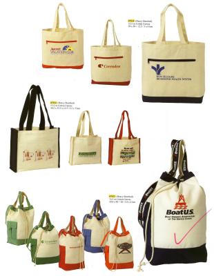 Canvas drawstring backpack
