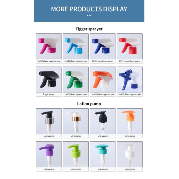 Soap Pump Dispenser Nozzle Spray Lotion Pump with Plastic Bottle Dispenser