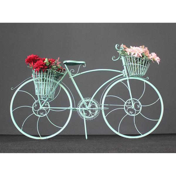 Modern Flower Pot Bike Display Stand for Creative Weeding and Sofa Set Decoration