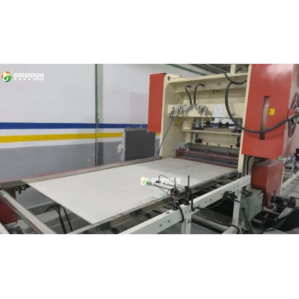 Automatic Gypsum Board Perforation Machine with 11 KW Power and 1 Pc/minute Capacity for Acoustic Panels