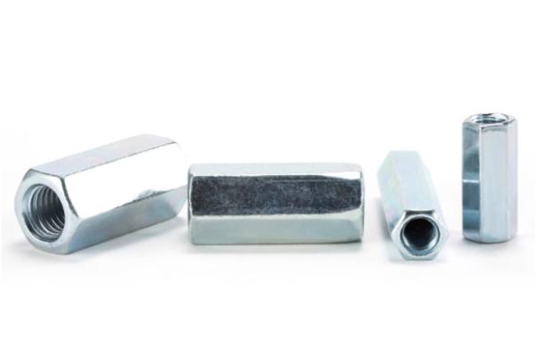 M8 M10 Aço de carbono Galvanizado Hexagon Nuts extensas Classe 8.8 Grau 8.8 Zinco revestido