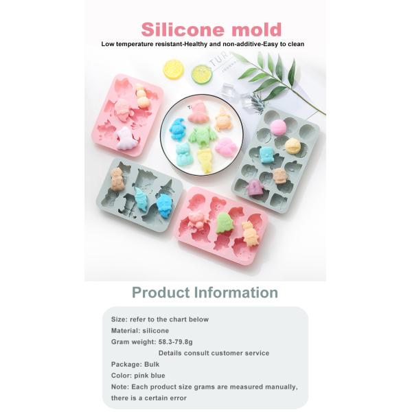 Heatproof Non Stick Silicone Cake Molds For Halloween