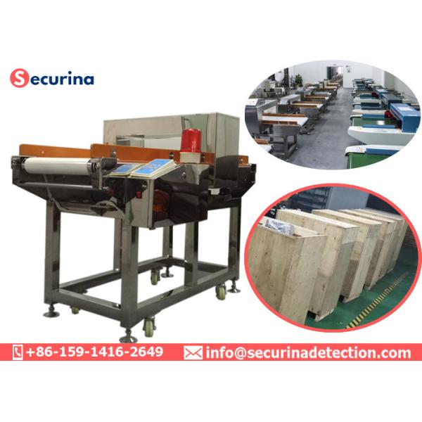 400mm Belt Width Food Grade Metal Detectors For Foil Packaged Food Industry