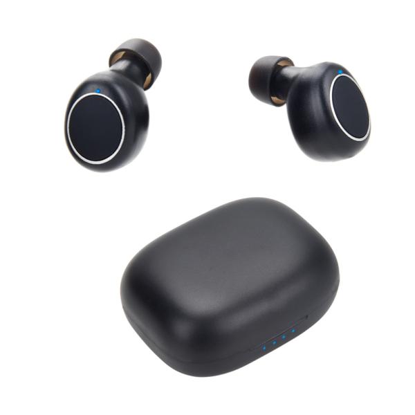 Button Control Anc Wireless Noise Cancelling Bluetooth Earphones Earbuds With Charging Box