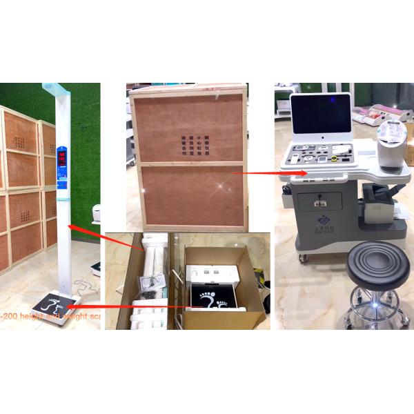 Medical Health Checkup Kiosk with bluetooth Blood Pressure Monitor