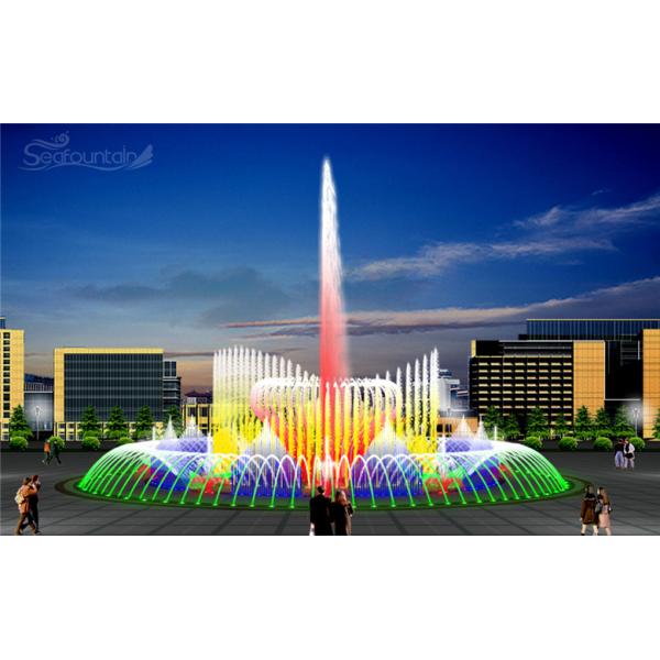 Высокоразбрызгивающие фонтаны для сухих полов RGB подводное освещение