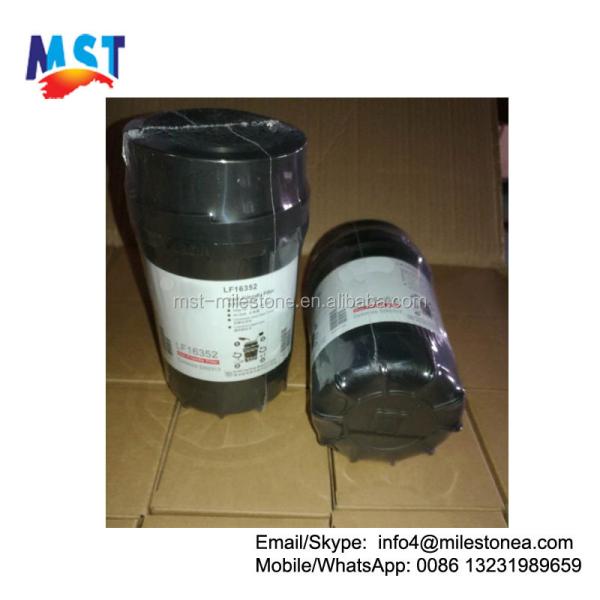 Truck diesel engine plastic oil filter LF16352 5262313