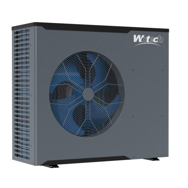 R32 Bomba de calor de fonte de ar para aquecimento, resfriamento e aquecimento térmico de aço galvanizado 14kw monobloco