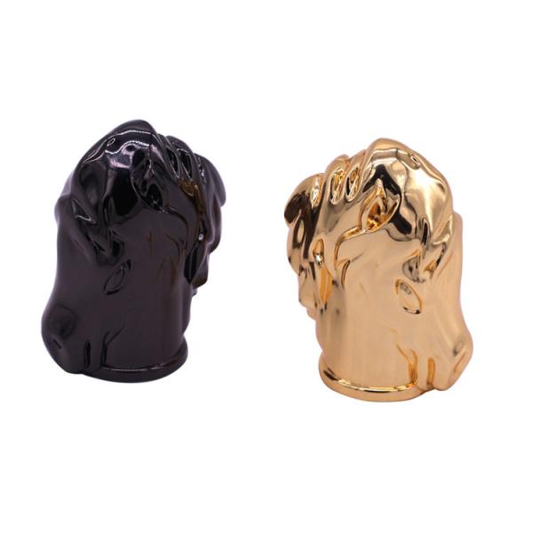 Animal Horse Zinc Alloy Zamac Perfume Cap For Refillable Perfume Bottle