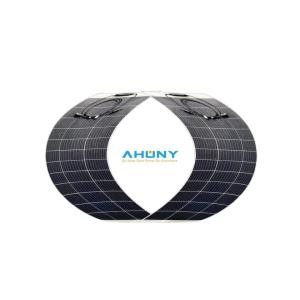 Painel solar flexível semiflexível semirede painéis solares para RVs barco