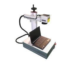 High Speed Mini Portable Fiber Laser Marking Machine For Marking Metals