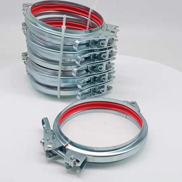 Spiral Pipe Connector Bolt Ventilate 140MM Galvanized Pipe Hangers