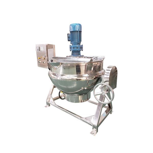 500L Berry Jam Cooking Machine with Agitator Marmalade Industrial Steam Jacket Kettle with Mixer Preserve Jam Mixing Kettle