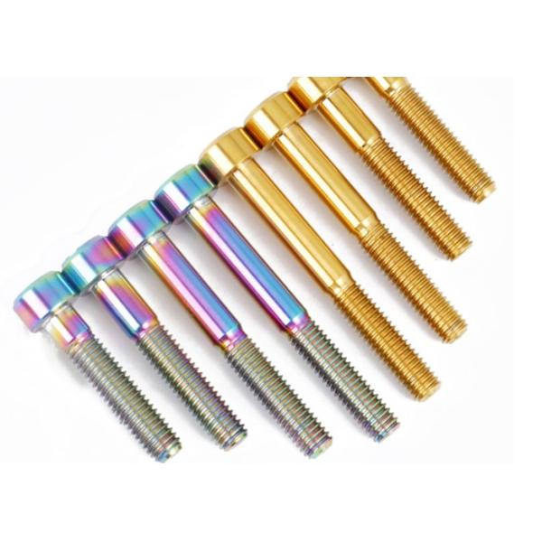 DIN912 Colorful Titanium Fasteners Titanium Bolt Hex Socket Head Cap Screw