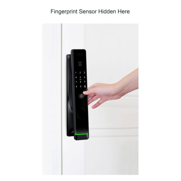 Liliwise Security Tuya Wifi Cerradura Inteligente Electronic Smart Locks Fingerprint Keyless Ttlock Digital Door Smart Lock