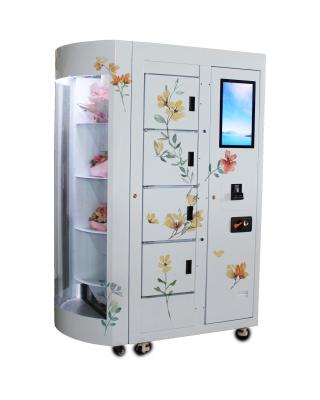 Máquina de venda automática de flores frescas com controle remoto