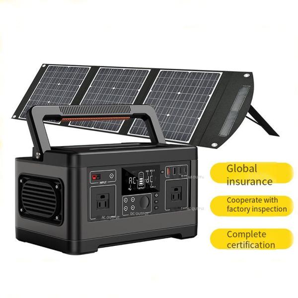 500 Вт портативная литийная батарея на открытом воздухе солнечная фотоэлектрическая станция
